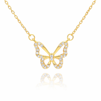 Happiness is a Butterfly Necklace