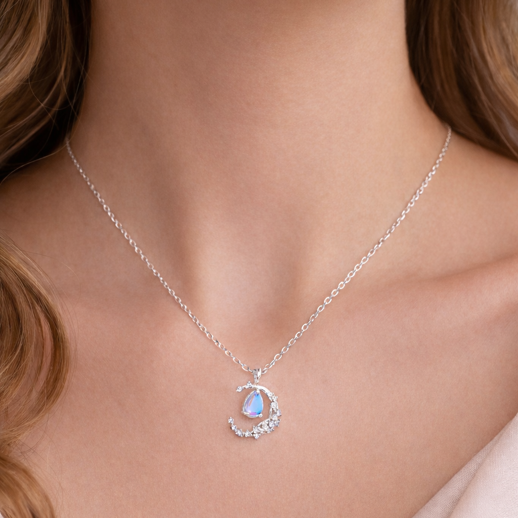 Blue Moonlight Necklace