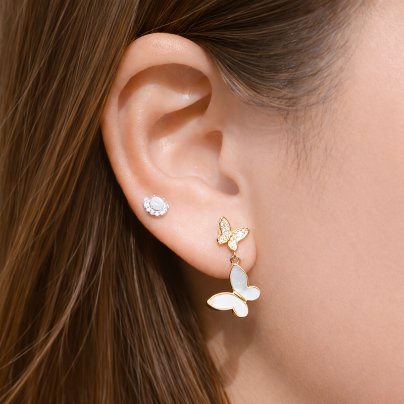 Linked Wings Earrings