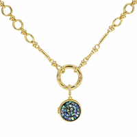 Mosaic Locket Necklace