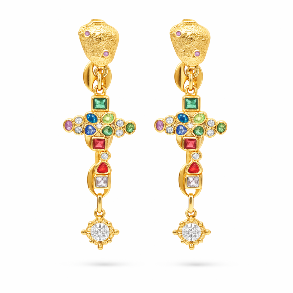 Mosaic Dual-Style Earrings