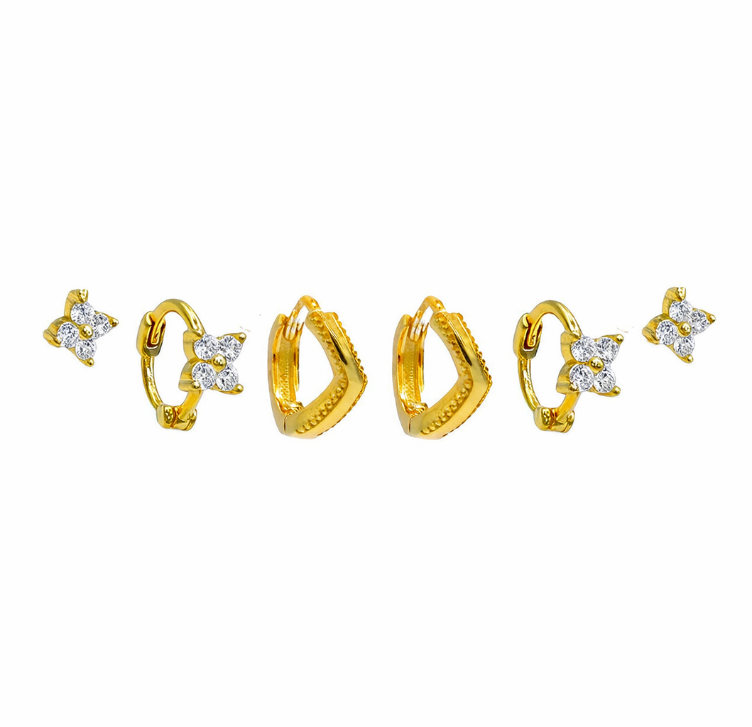Wonder Hoop Earring Set