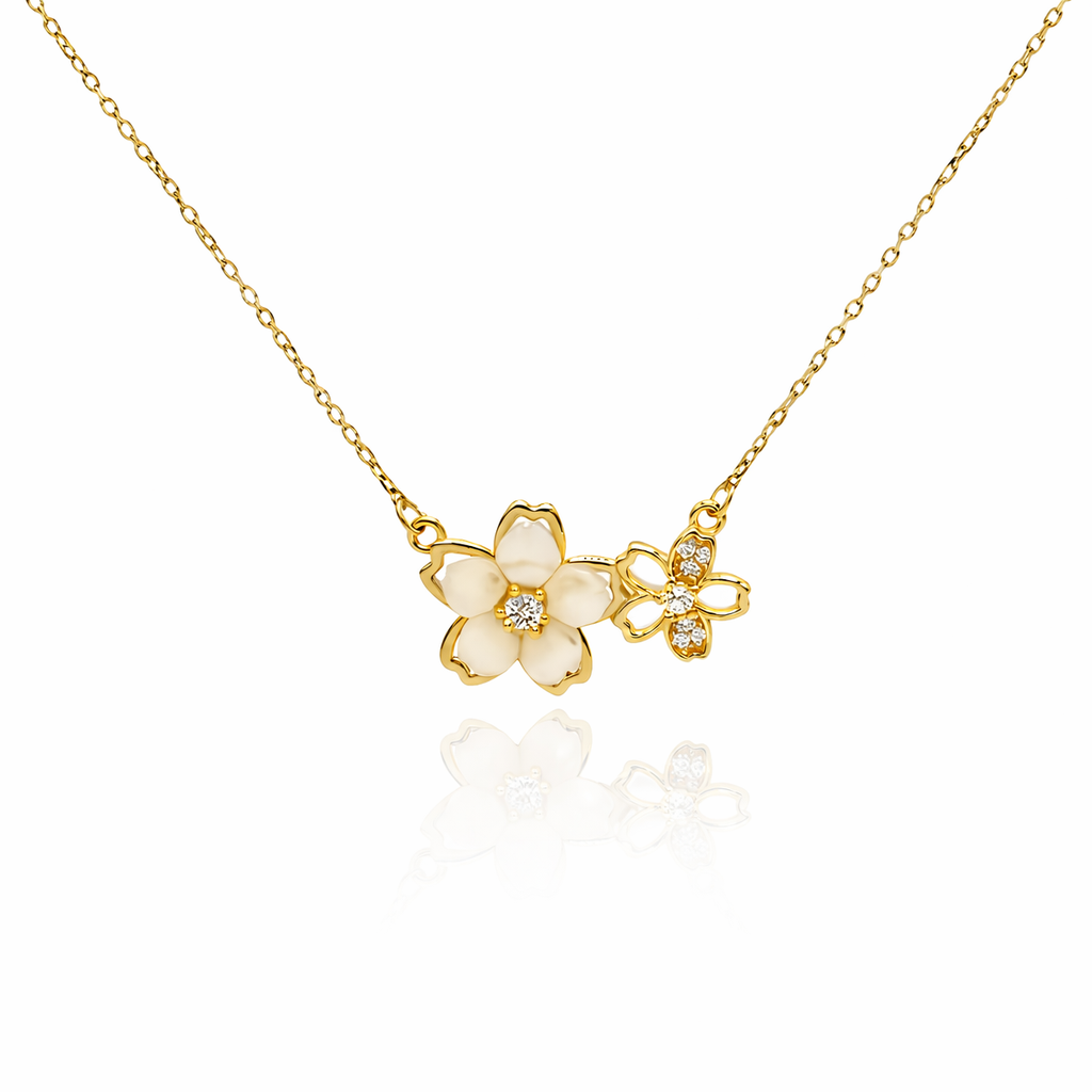 Pearls and Petals  Necklace