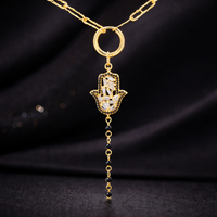 Hamsa Hand Necklace