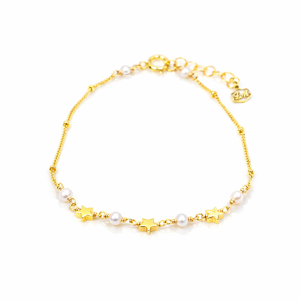 Pearl Stardust Bracelet Anklet