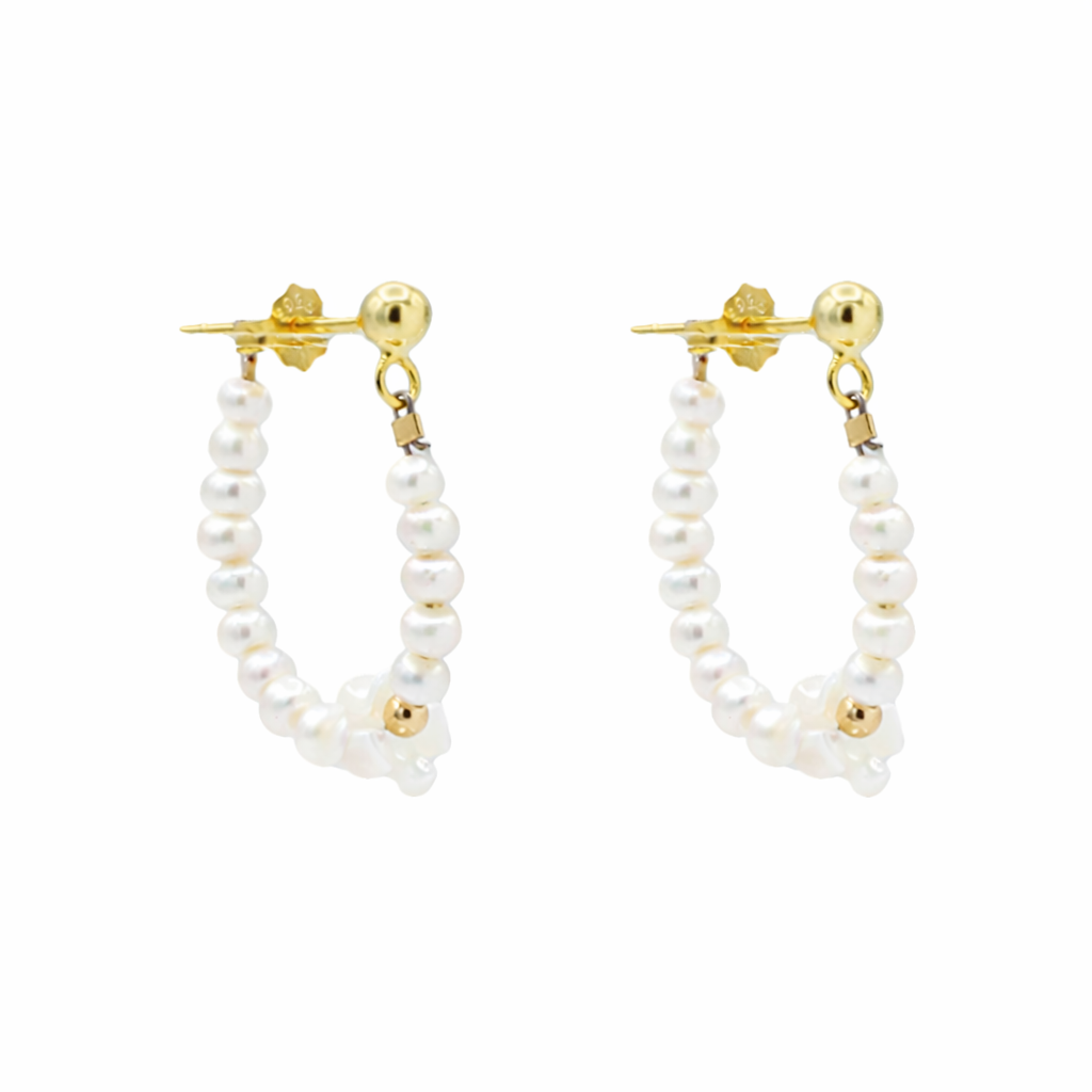 Pearl Loops Earrings