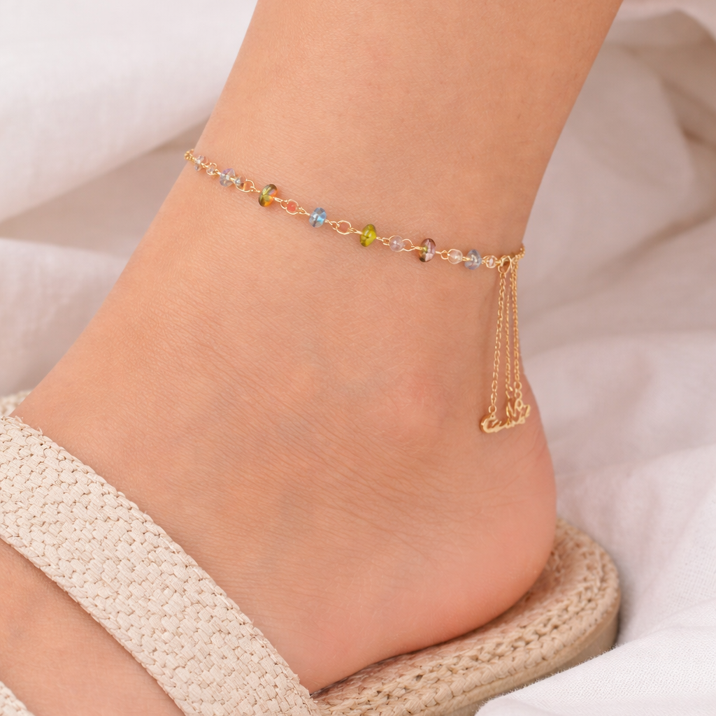 Rainbow Tourmaline Bracelet