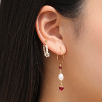 Pearl Loops Earrings