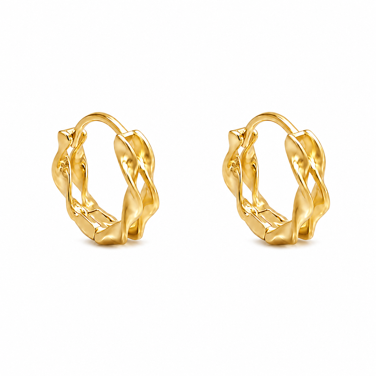 Molten Twist Hoops