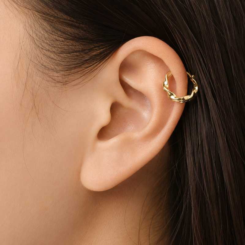 Molten Twist Hoops