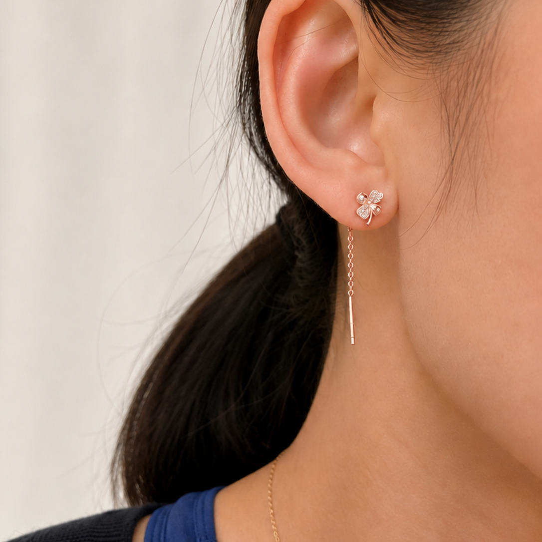 Bloom Threader Earrings