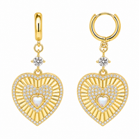 Amour Halo Hoop Earrings