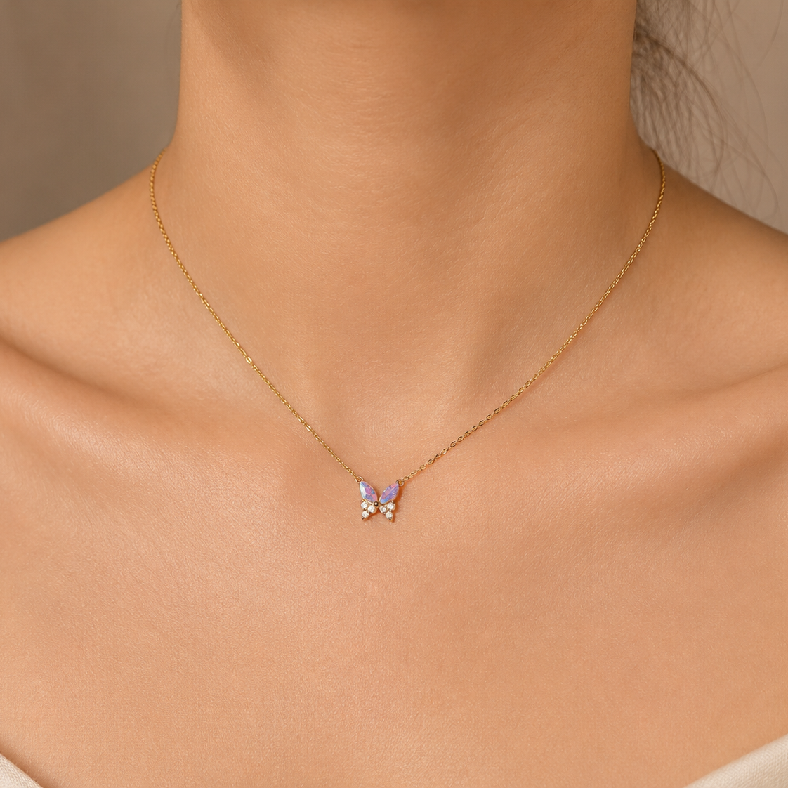 Enchanted Butterfly Necklace