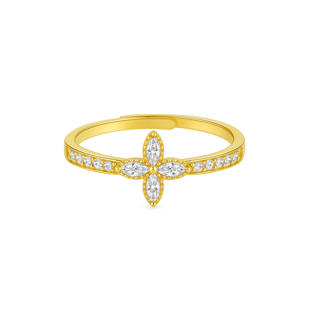 Clover Kiss Ring