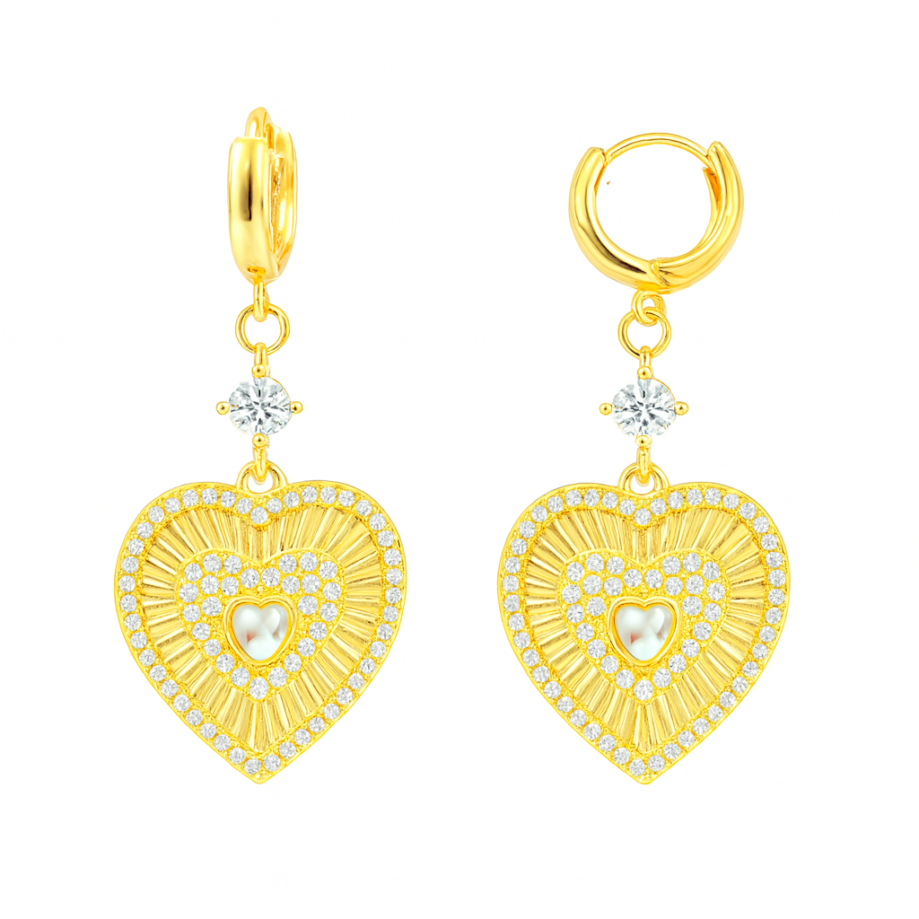 Opal Crush Hoop Earrings