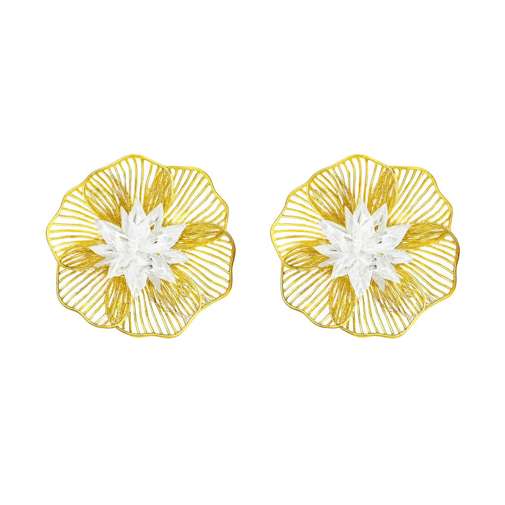 Golden Bloom Earrings