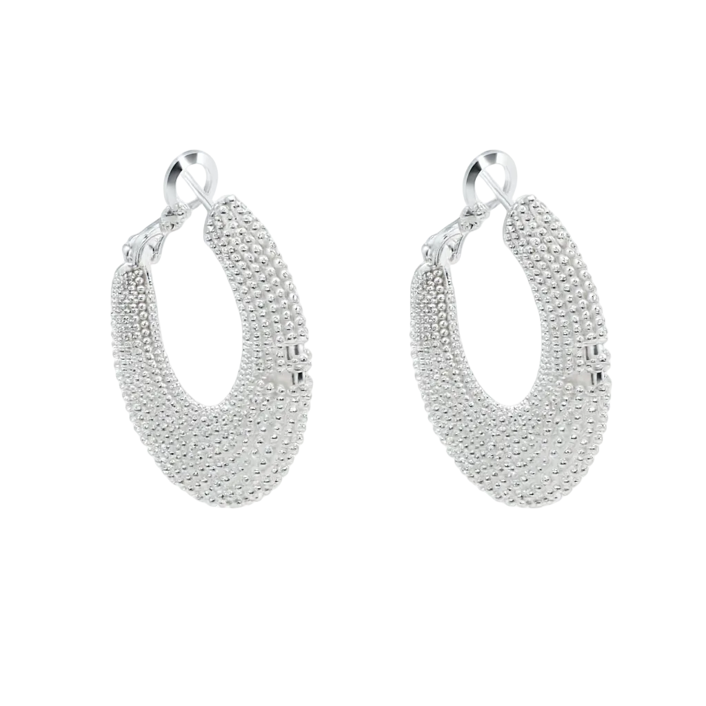 Kaleidoscope Hoop Earrings