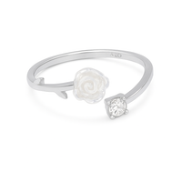 Holographic Flower Ring