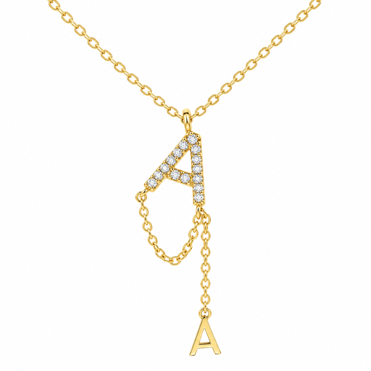 Lasso Letter Necklace