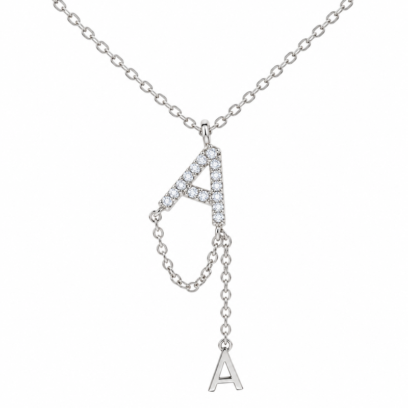 Lasso Letter Necklace