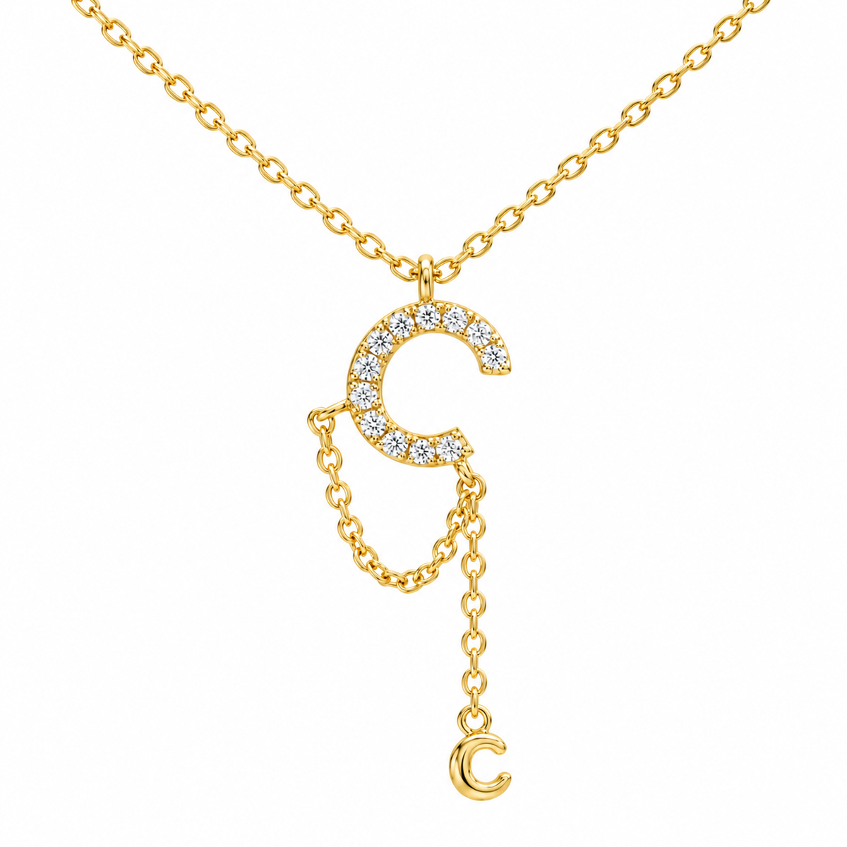 Lasso Letter Necklace