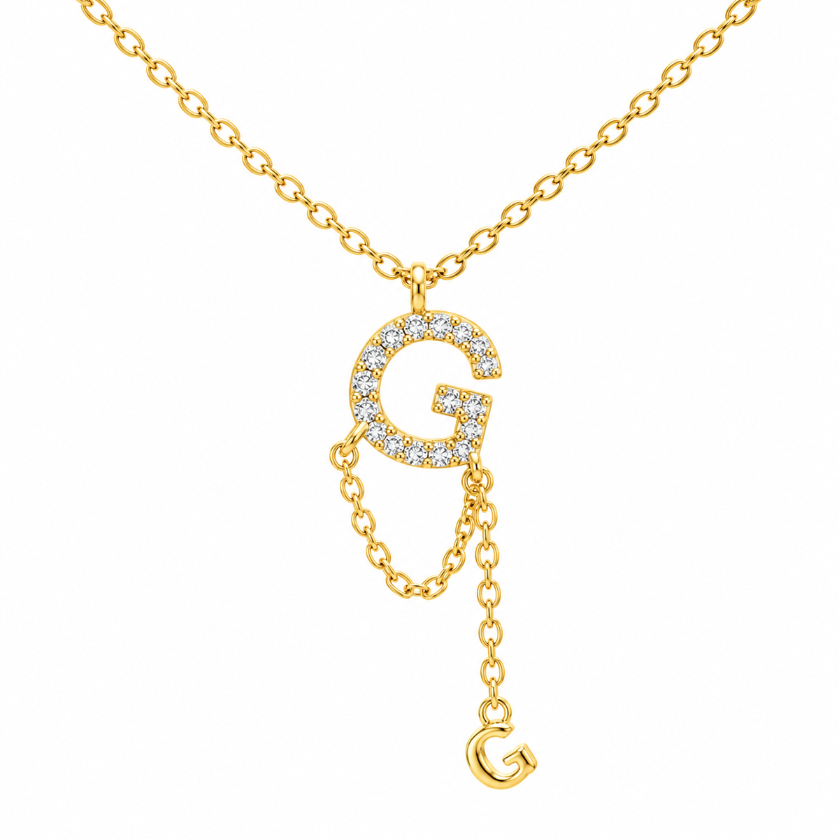 Lasso Letter Necklace
