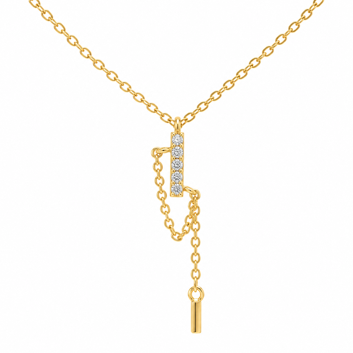 Lasso Letter Necklace