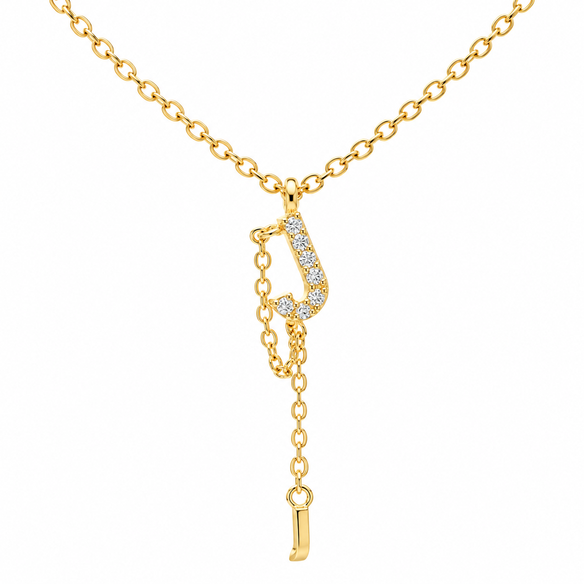 Lasso Letter Necklace