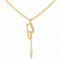 Lasso Letter Necklace