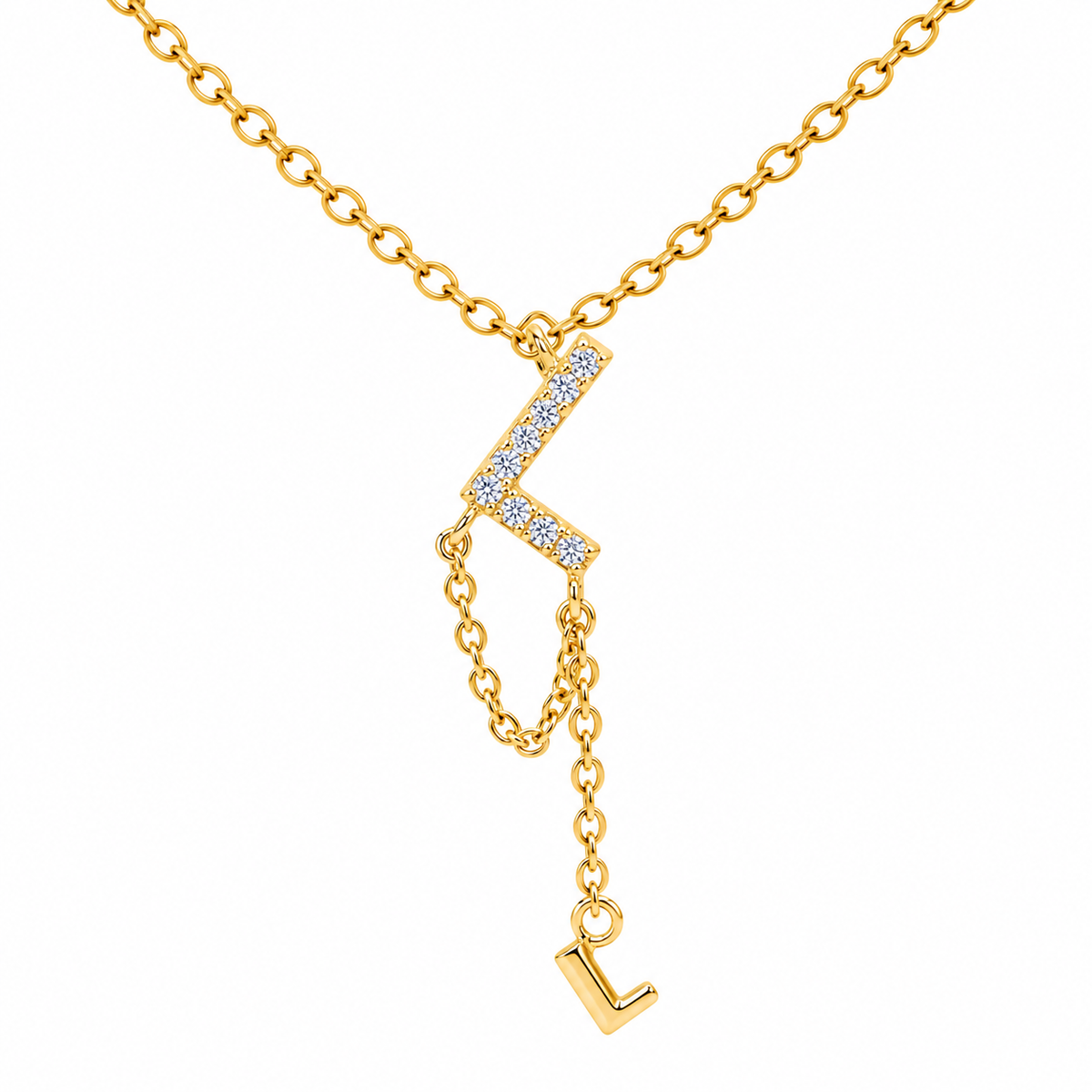 Lasso Letter Necklace