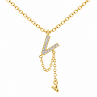 Lasso Letter Necklace