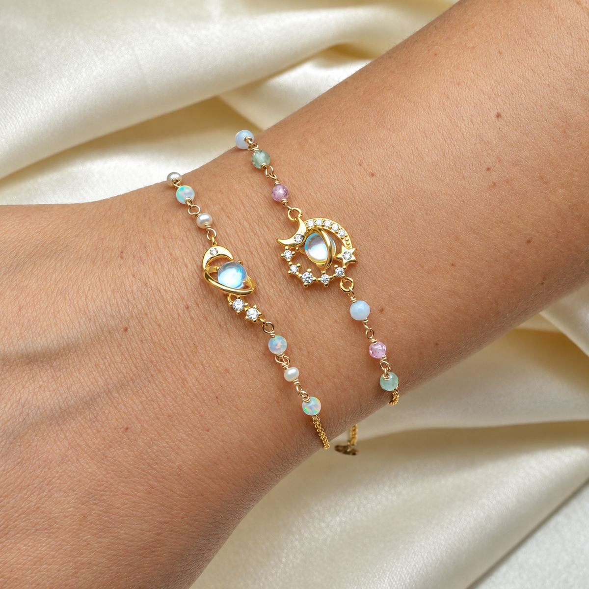 Orbit Morganite Bracelet/Anklet