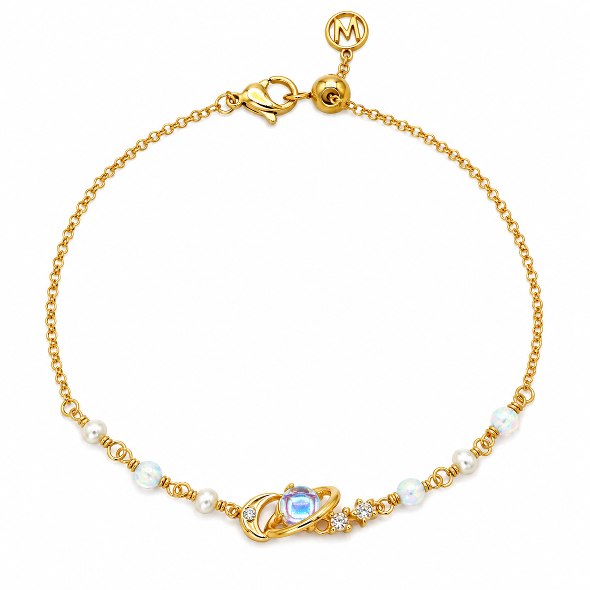 Celestial Pearl and Opal Bracelet