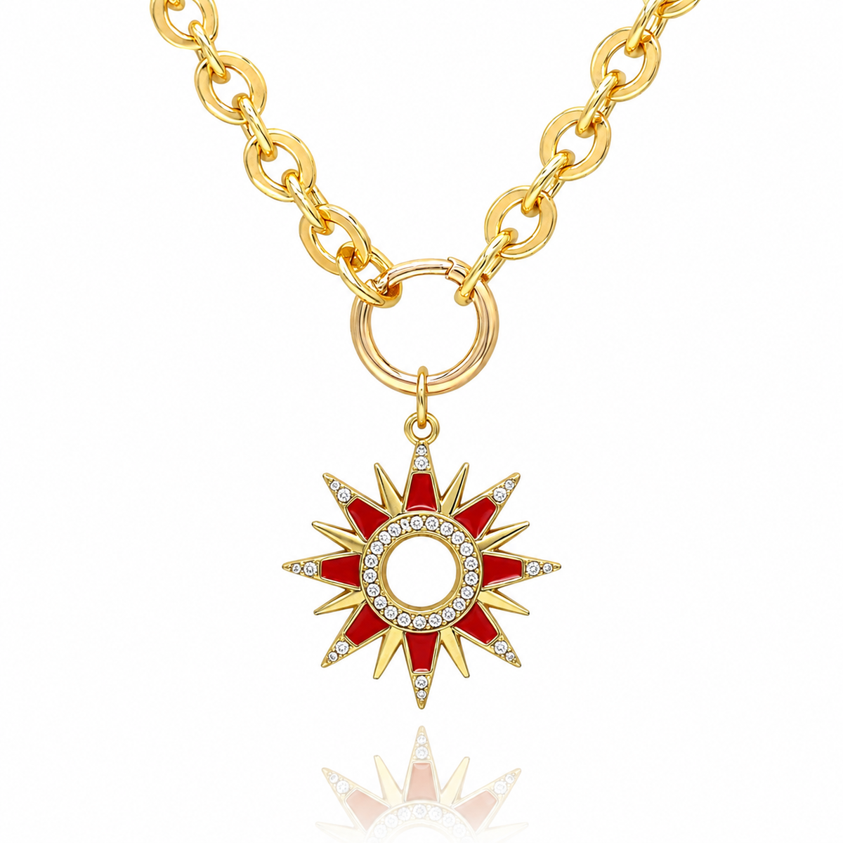 Sun Pendant Necklace