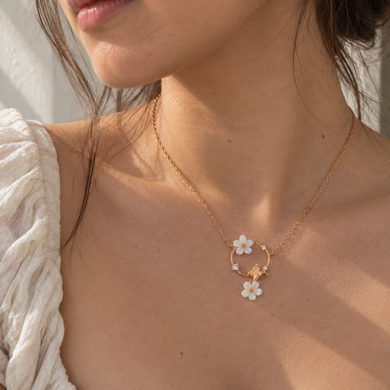 Merry Butterfly Necklace