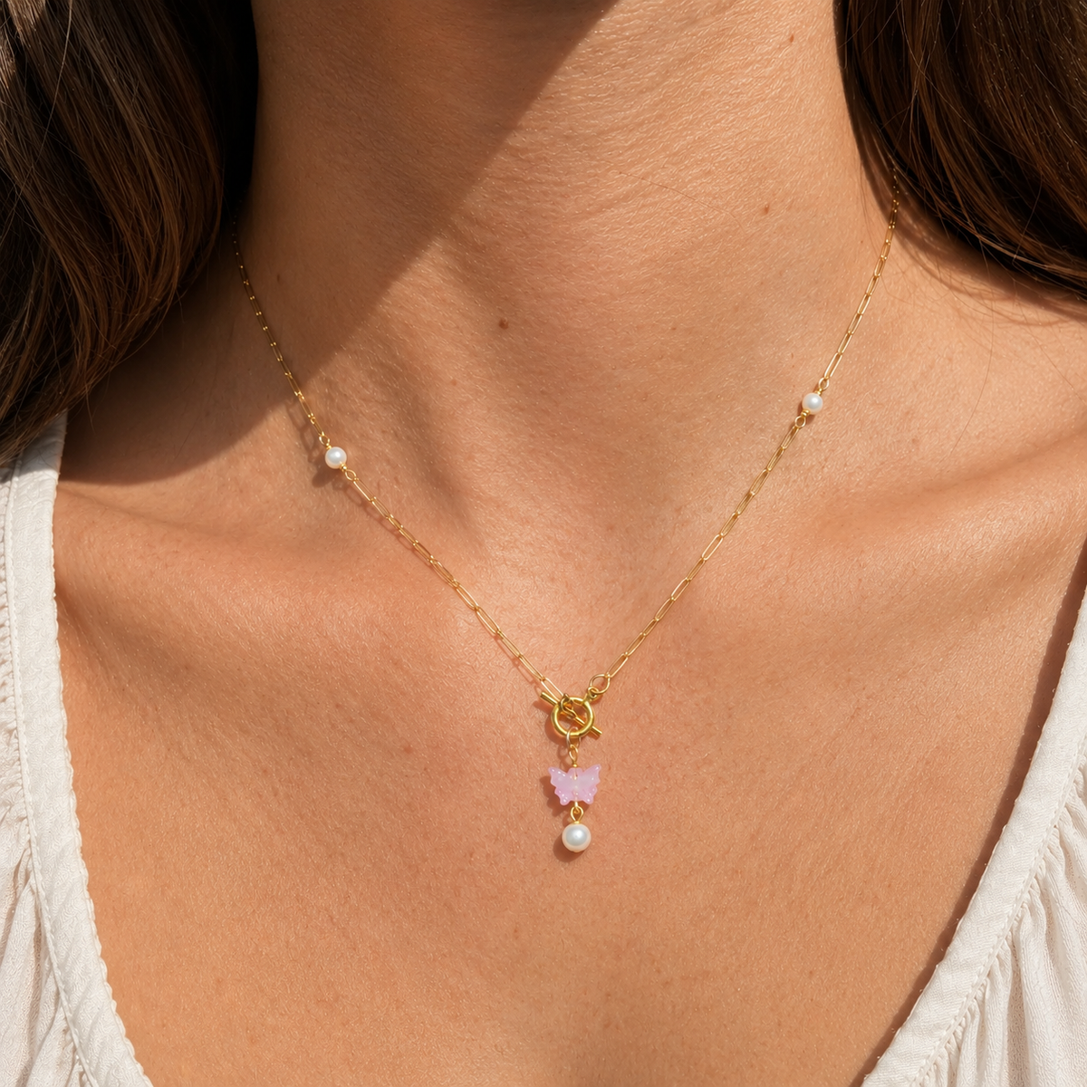 Fly Into Spring Necklace