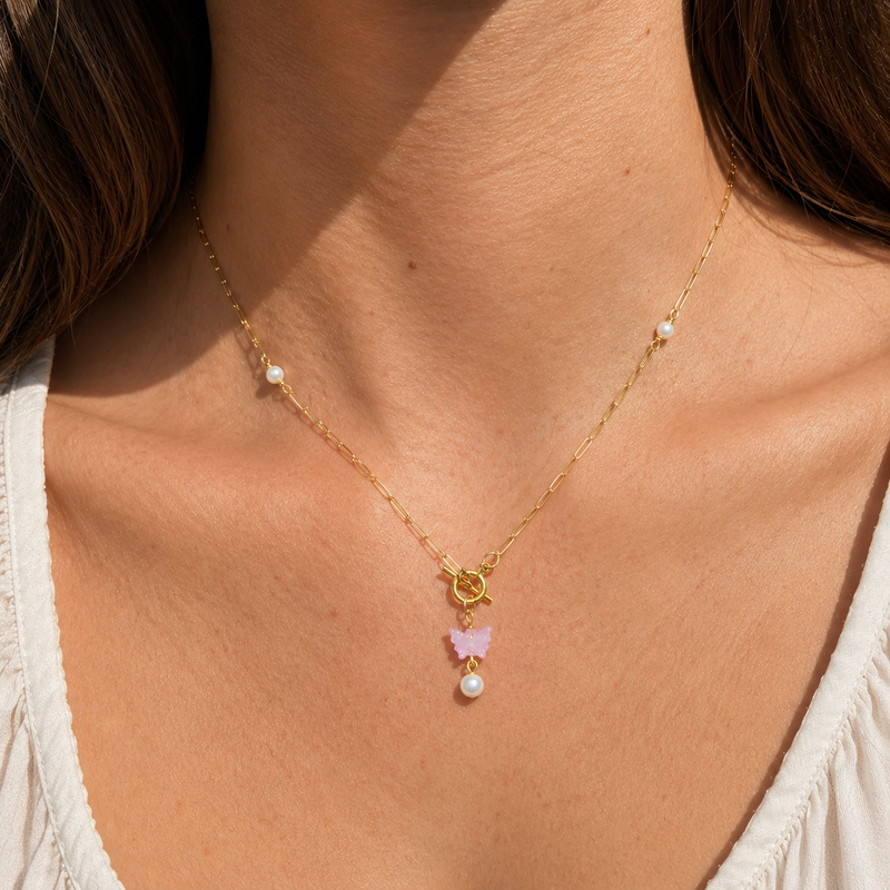 Fly Into Spring Necklace