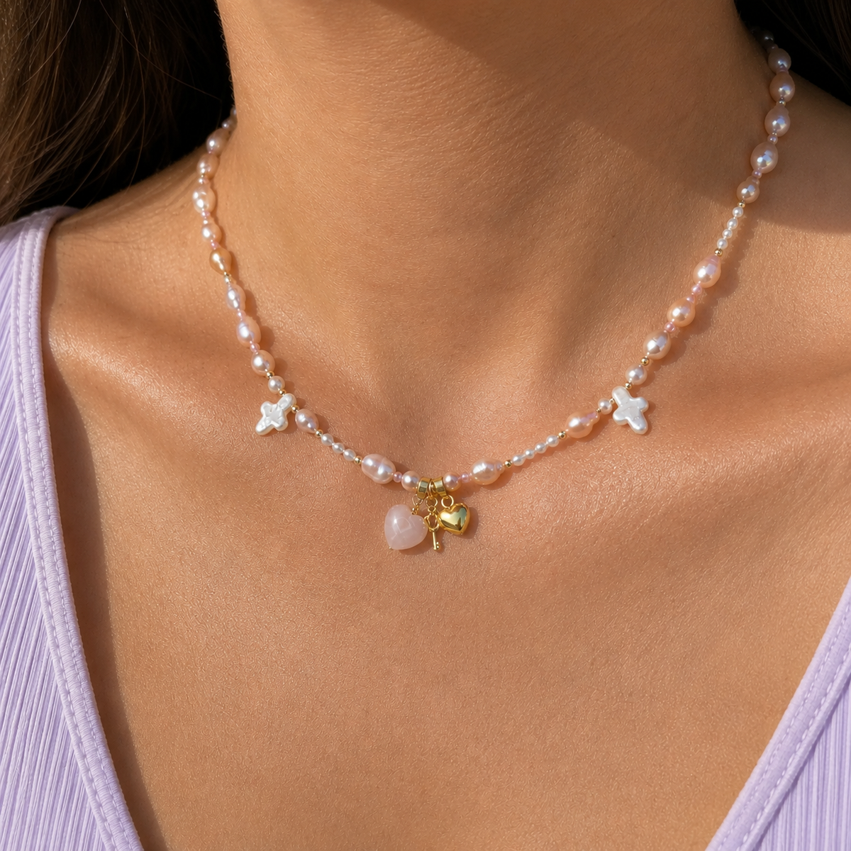 Pretty Woman Pearls Jewelry Set