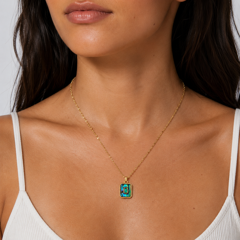 Green Marble Necklace