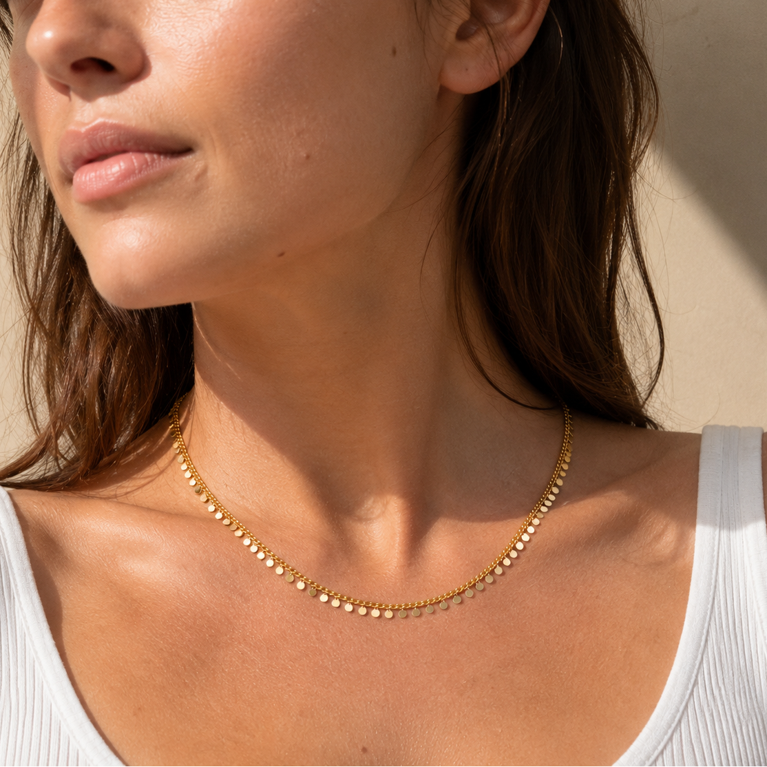 Gold Coin Necklace