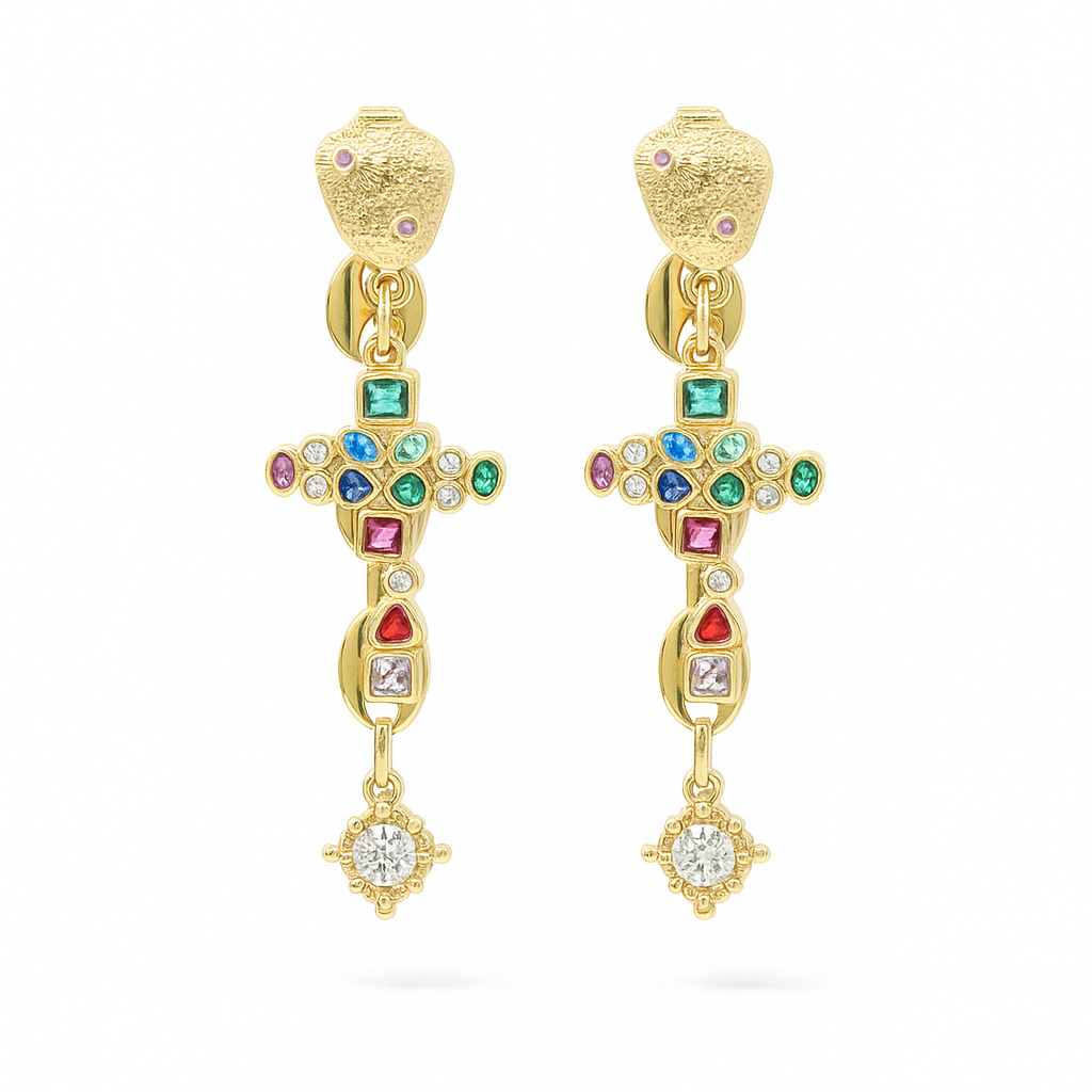 Mosaic Dual-Style Earrings