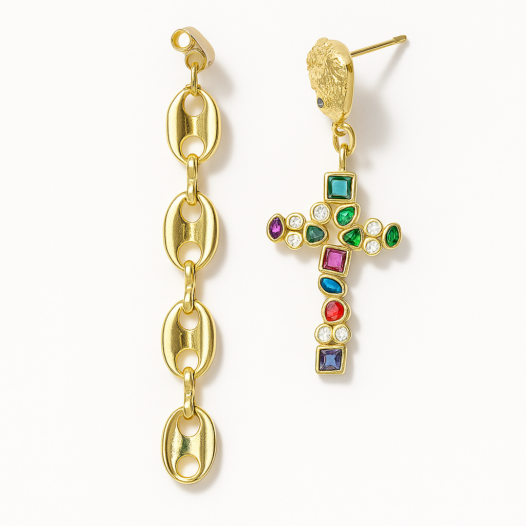 Mosaic Dual-Style Earrings