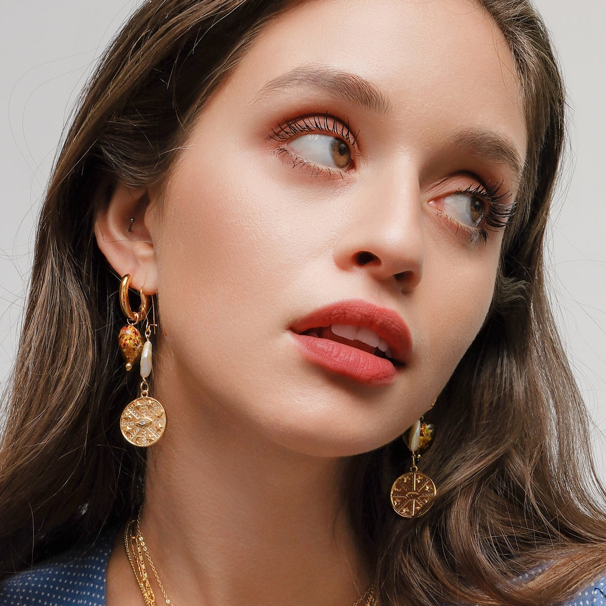 Pearl Celestial Earrings