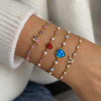 Double-Sided Mermaid Heart Bracelet/Anklet