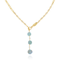 Labradorite Rose Necklace