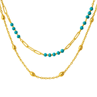 Urban Blue Layer Necklace