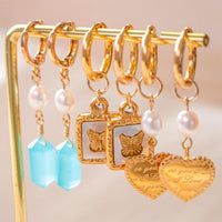 Papillon Huggie Earrings