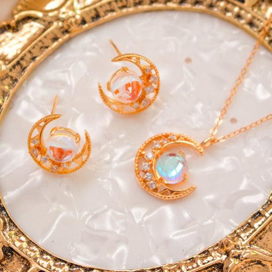 Shimmering Moon Necklace