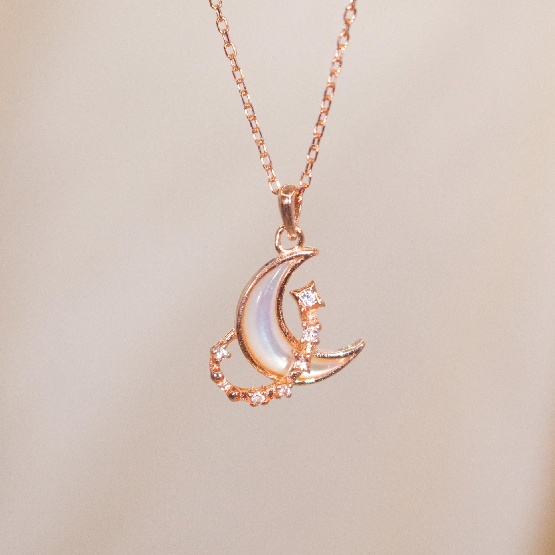 Halo Moon Necklace