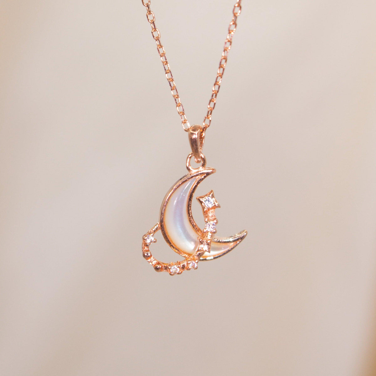 Halo Moon Necklace